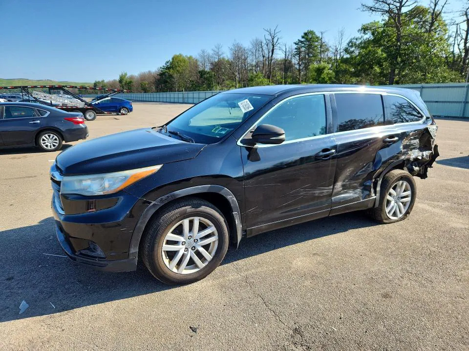 2015 TOYOTA HIGHLANDER VIN 5TDBKRFH8FS203521 фото 1
