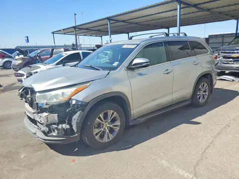 5TDJKRFH8FS191852 — 2015 Toyota Highlander, Передняя часть (Front End), фото до ремонта