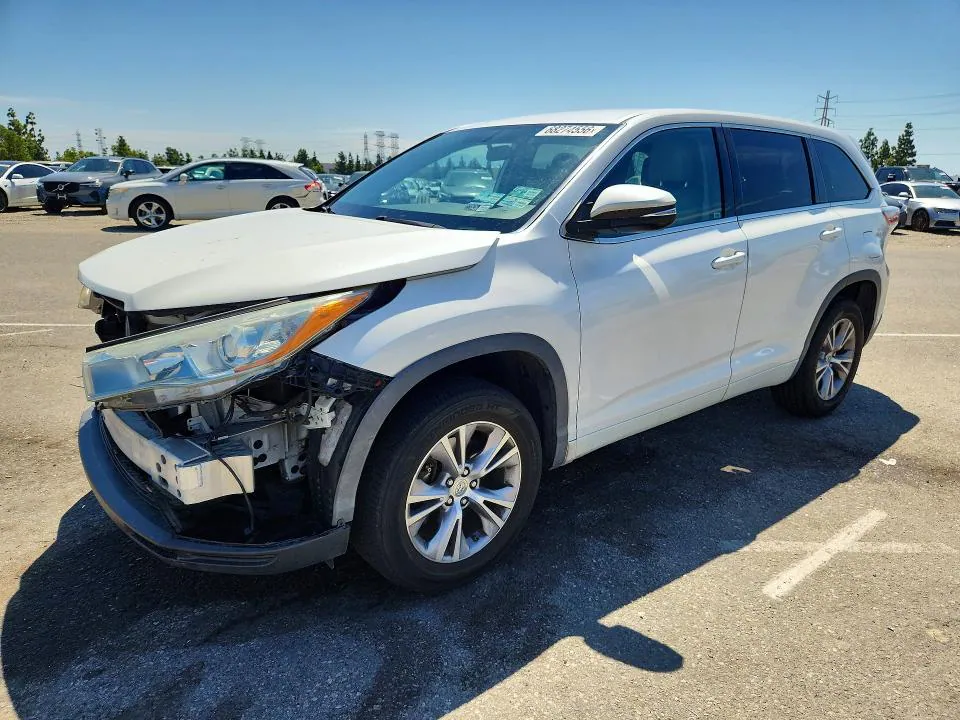 2015 Toyota Highlander VIN 5TDZKRFH0FS117148 фото 1