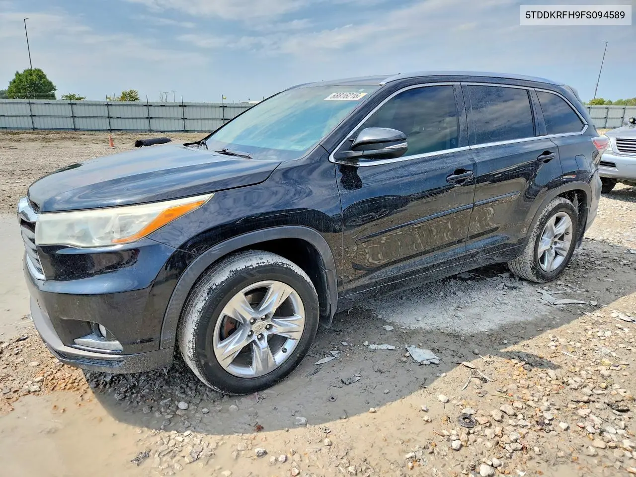 2015 Toyota Highlander Limited VIN 5TDDKRFH9FS094589 фото 1