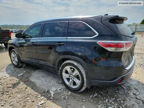 2015 Toyota Highlander Limited VIN 5TDDKRFH9FS094589 фото 2