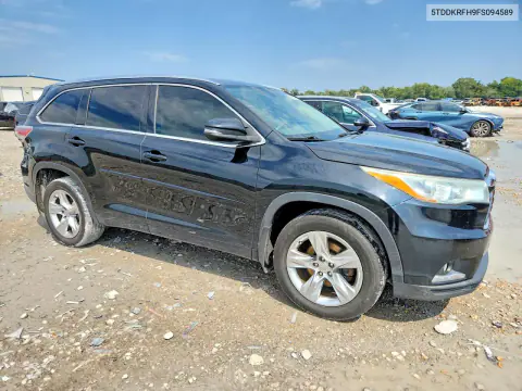 2015 Toyota Highlander Limited VIN 5TDDKRFH9FS094589 фото 4