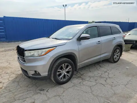 5TDJKRFH5FS083897 — 2015 Toyota Highlander, Сторона, фото до ремонта