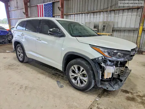 5TDZKRFH9FS083310 — 2015 Toyota Highlander, фото 4 с аукциона Copart, Передняя часть