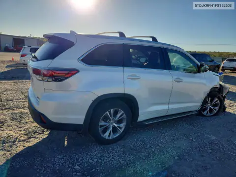 2015 Toyota Highlander Xle VIN 5TDJKRFH1FS152603 фото 3