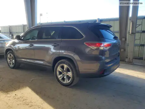 2015 Toyota Highlander Limited VIN 5TDYKRFH0FS064799 фото 2