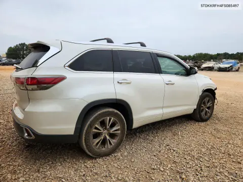 2015 Toyota Highlander Xle VIN 5TDKKRFH4FS085497 фото 3
