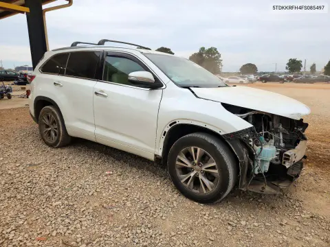 2015 Toyota Highlander Xle VIN 5TDKKRFH4FS085497 фото 4
