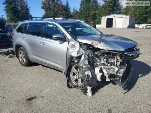 2015 Toyota Highlander Limited Platinum VIN 5TDDKRFHXFS197245 фото 4