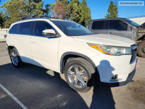 2015 Toyota Highlander Limited VIN 5TDYKRFH6FS067187 фото 4