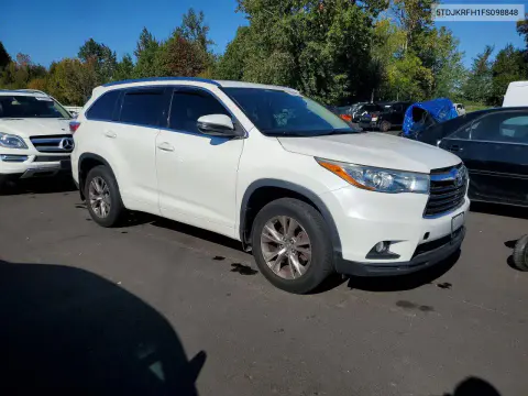 2015 Toyota Highlander Xle VIN 5TDJKRFH1FS098848 фото 4