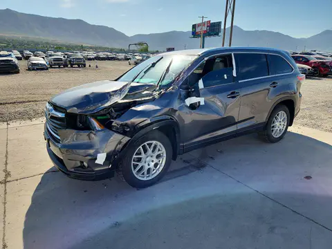 5TDJKRFH2GS343139 — 2016 Toyota Highlander, Повреждения со всех сторон (All Over), фото до ремонта