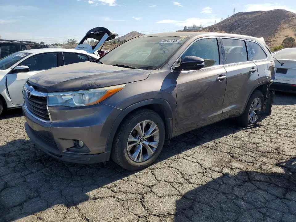 2016 Toyota Highlander VIN 5TDZKRFH5GS169165 фото 1