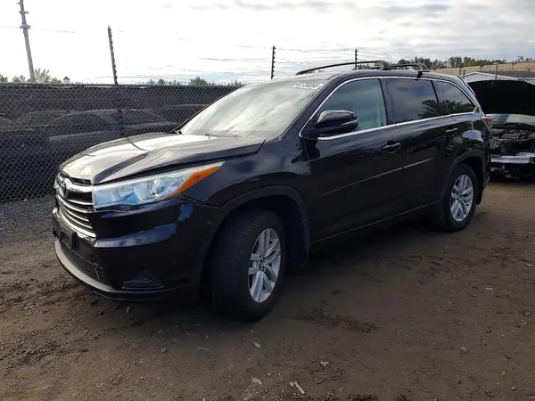 5TDBKRFH7GS266272 — 2016 Toyota Highlander, Передняя часть (Front End), фото до ремонта