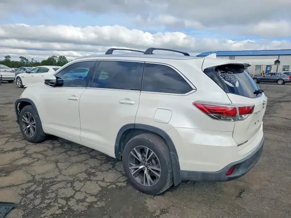 5TDJKRFH0GS353295 — 2016 Toyota Highlander, фото 2 с аукциона Copart 08.10.2026, Передняя часть