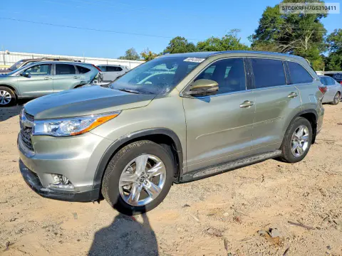 5TDDKRFH7GS310411 — 2016 Toyota Highlander, Пожар, фото до ремонта