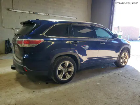 2016 Toyota Highlander Limited Platinum VIN 5TDDKRFHXGS296357 фото 3