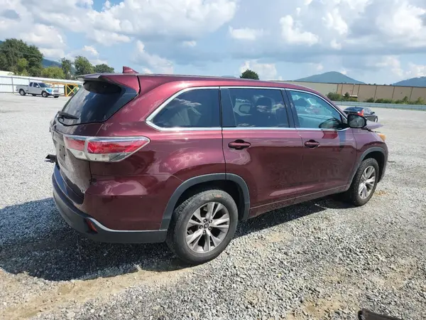 5TDZKRFH2GS182987 — 2016 Toyota Highlander, фото 3 с аукциона Copart, Передняя часть
