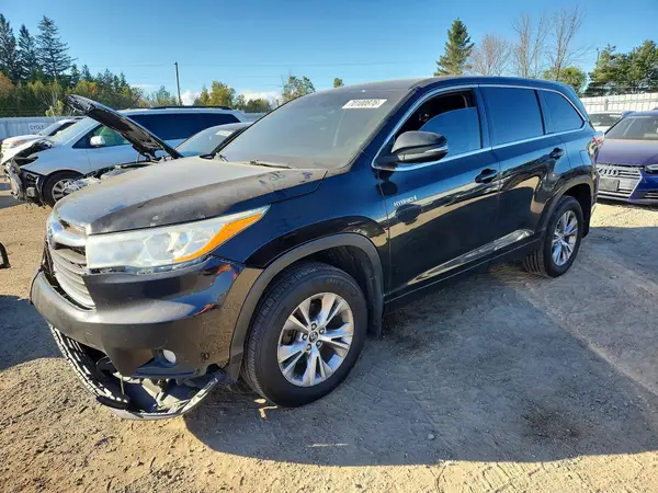 5TDBCRFH5GS020477 — 2016 Toyota Highlander, Передняя часть (Front End), фото до ремонта
