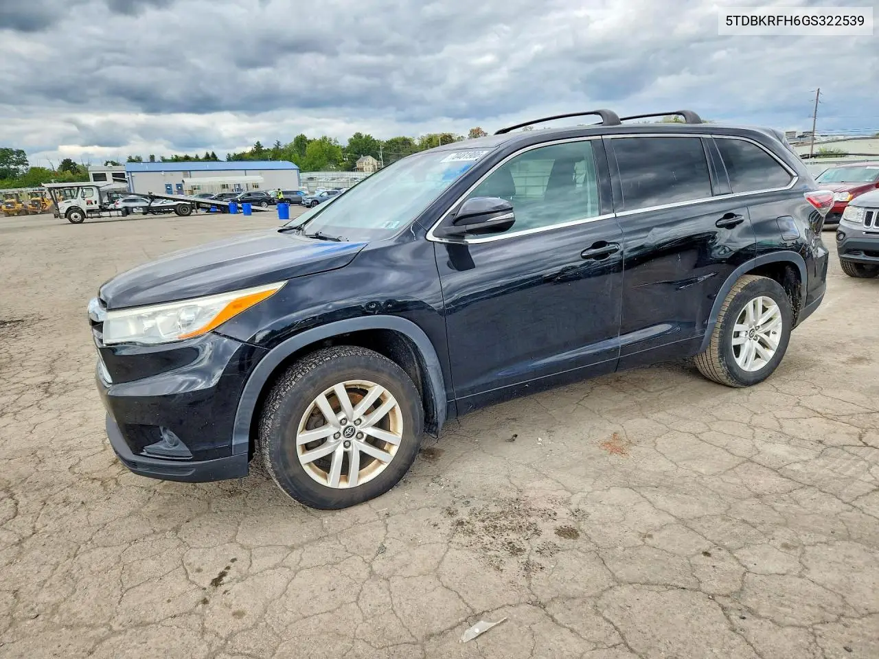 2016 Toyota Highlander Le VIN 5TDBKRFH6GS322539 фото 1