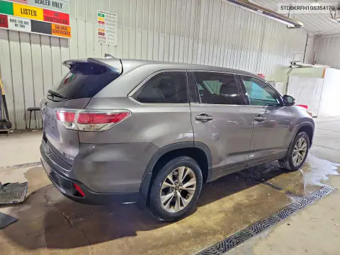 2016 Toyota Highlander Le Plus VIN 5TDBKRFH1GS354170 фото 3