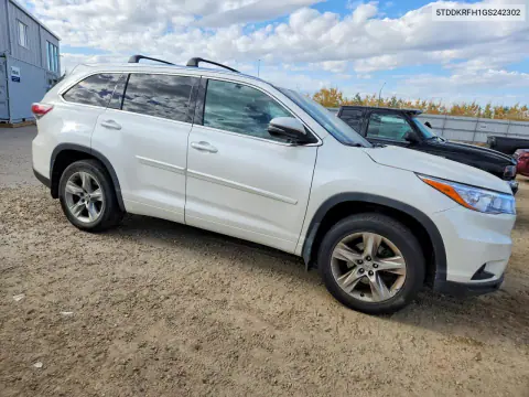 2016 Toyota Highlander Limited VIN 5TDDKRFH1GS242302 фото 4