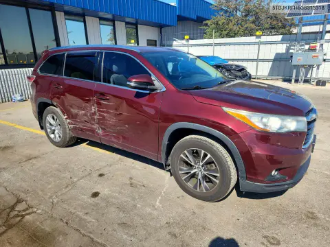 2016 Toyota Highlander Xle VIN 5TDJKRFH6GS313318 фото 4