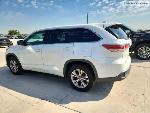 2016 Toyota Highlander Le Plus VIN 5TDZKRFH5GS179016 фото 2