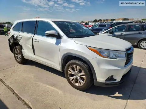 2016 Toyota Highlander Le Plus VIN 5TDZKRFH5GS179016 фото 4