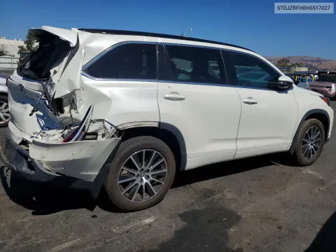 2017 Toyota Highlander Se VIN 5TDJZRFH0HS517027 фото 3