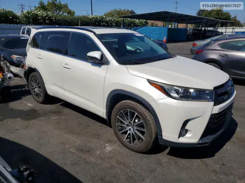 2017 Toyota Highlander Se VIN 5TDJZRFH0HS517027 фото 4