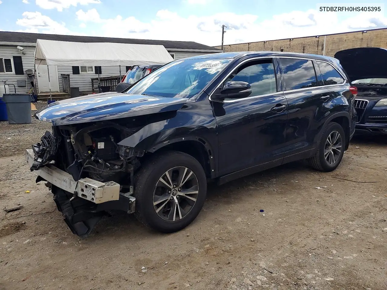 2017 Toyota Highlander Le VIN 5TDBZRFH0HS405395 фото 1