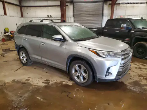 2017 Toyota Highlander Limited VIN 5TDDZRFH5HS438868 фото 4