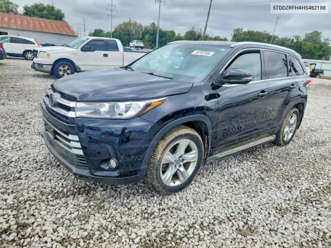 5TDDZRFH4HS462188 — 2017 Toyota Highlander, Подтопление, фото до ремонта