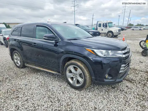2017 Toyota Highlander Limited VIN 5TDDZRFH4HS462188 фото 4