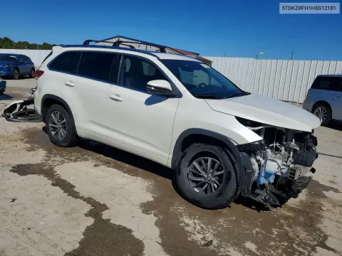 2017 Toyota Highlander Xle VIN 5TDKZRFH1HS512181 фото 4