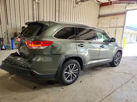 2017 Toyota Highlander Xle VIN 5TDJZRFH7HS369569 фото 3