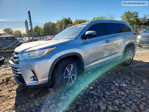 2017 Toyota Highlander Xle VIN 5TDJZRFHXHS470511 фото 1