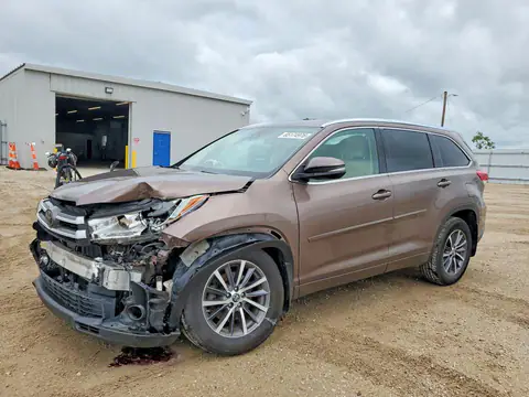 5TDJZRFH8JS875059 — 2018 Toyota Highlander, Передняя часть (Front End), фото до ремонта