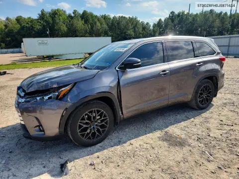 5TDDZRFH0JS871634 — 2018 Toyota Highlander, Передняя часть, фото до ремонта