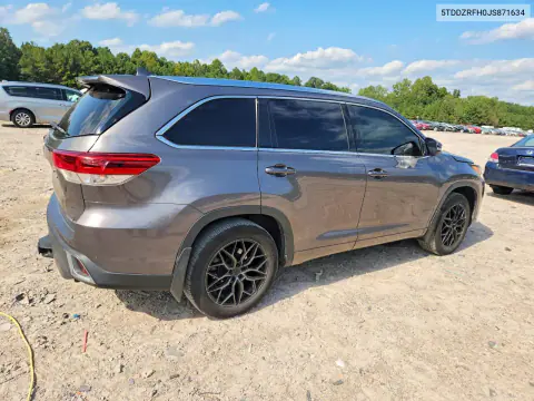 2018 Toyota Highlander Limited Platinum VIN 5TDDZRFH0JS871634 фото 3
