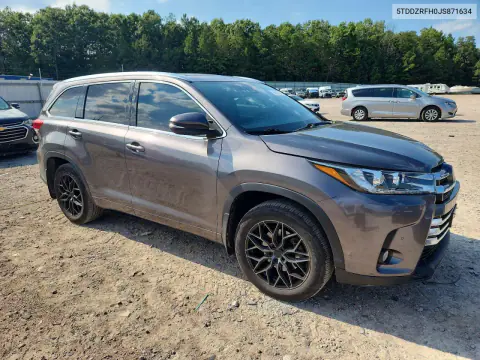 2018 Toyota Highlander Limited Platinum VIN 5TDDZRFH0JS871634 фото 4