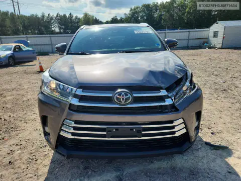 2018 Toyota Highlander Limited Platinum VIN 5TDDZRFH0JS871634 фото 5