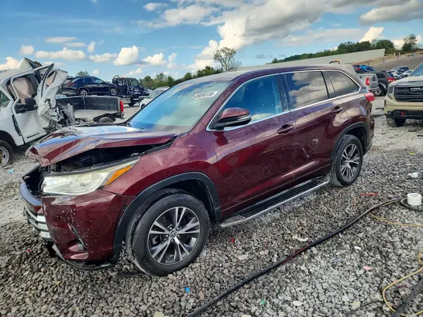 5TDZZRFH2JS281487 — 2018 Toyota Highlander, Передняя часть (Front End), фото до ремонта