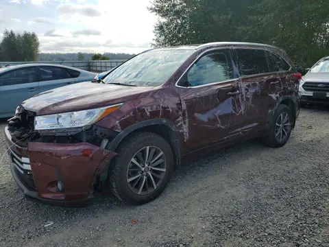 5TDJZRFH2JS844924 — 2018 Toyota Highlander, Передняя часть (Front End), фото до ремонта