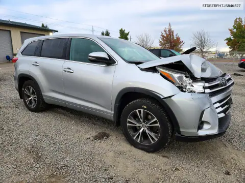 2018 Toyota Highlander Le VIN 5TDBZRFH7JS846527 фото 4