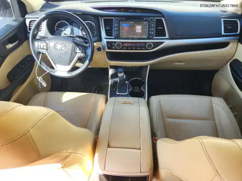 2018 Toyota Highlander Xle VIN 5TDKZRFH7JS527869 фото 2