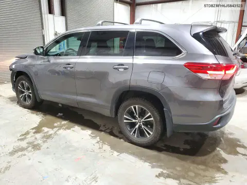 2018 Toyota Highlander Le VIN 5TDBZRFH6JS843523 фото 2