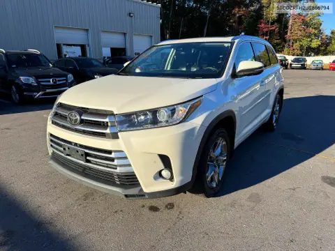 5TDDZRFH2JS856794 — 2018 Toyota Highlander, Мелкие вмятины и царапины, фото до ремонта