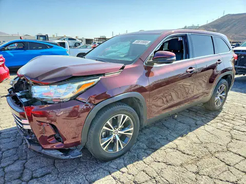 5TDZARFH9KS055004 — 2019 Toyota Highlander, Передняя часть (Front End), фото до ремонта